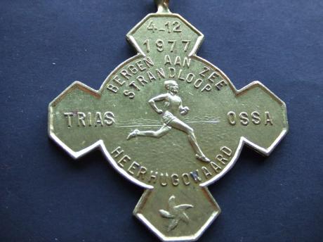 Heerhugowaard -Bergen aan Zee strandloop Trias-OSSA  atletiekvereniging  1977